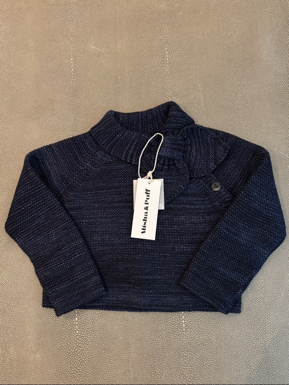 Misha And Puff Knit Scout Pullover in Ink